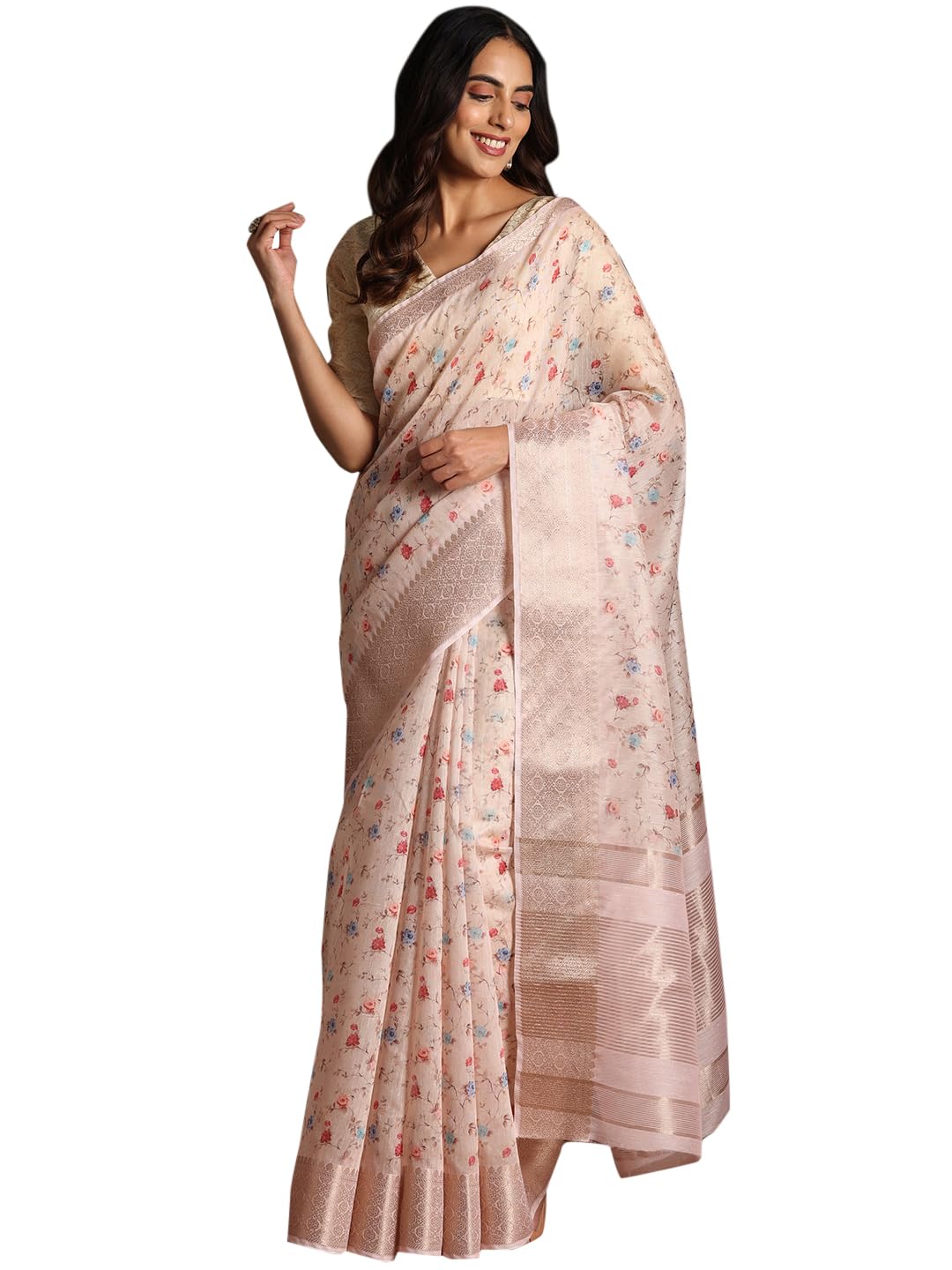 Libas WomenS Silk Blend Dress (14900_Beige)