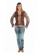 Forum Novelties Womens Teen Girls Generation Hippie Groovy Set Costume, Multi