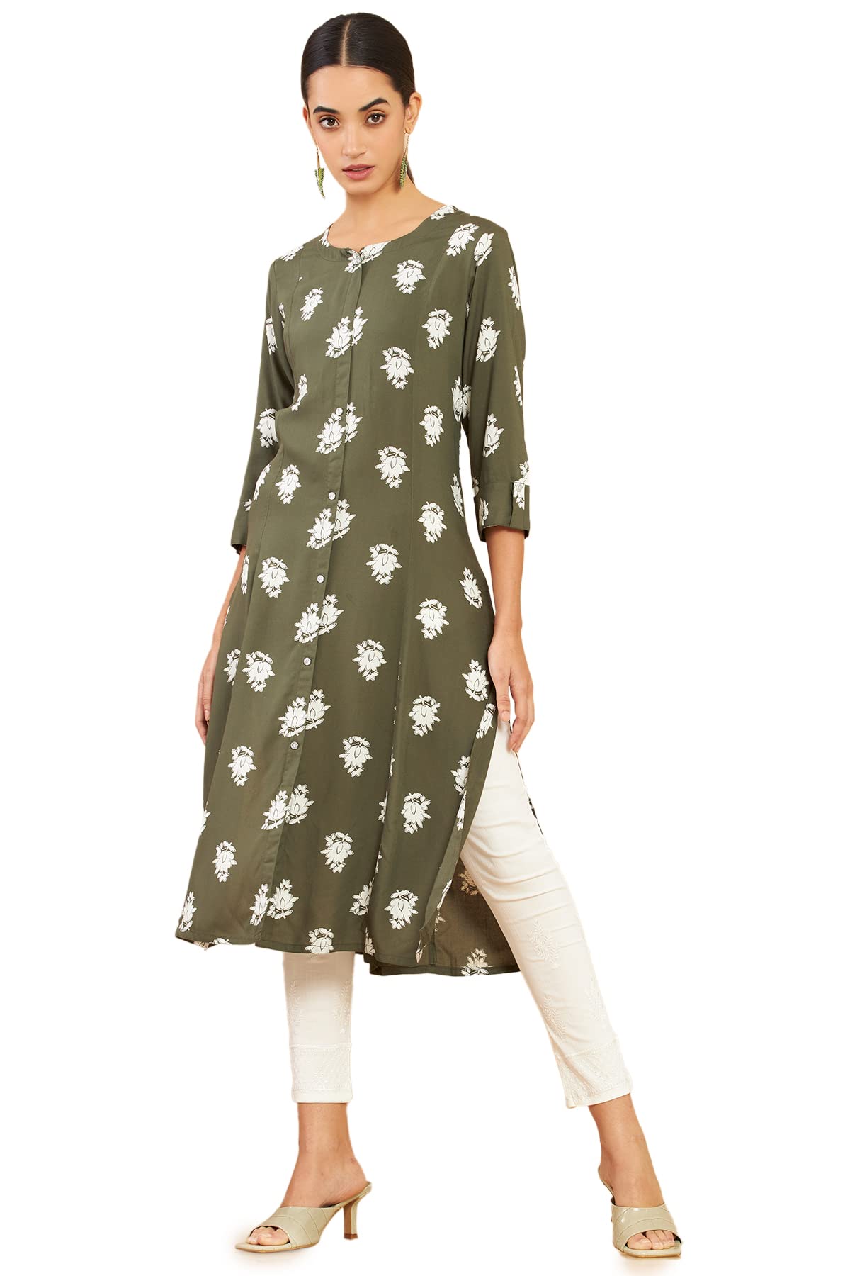 Soch Women Rayon Printed Kurti
