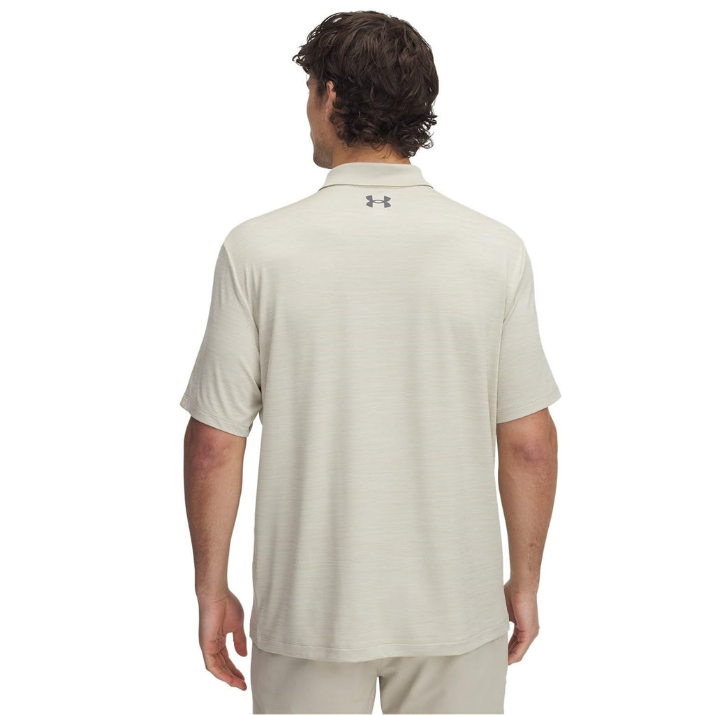 Under Armour Men's Matchplay Polo Polo, (289) Khaki Base / / Castlerock, Large