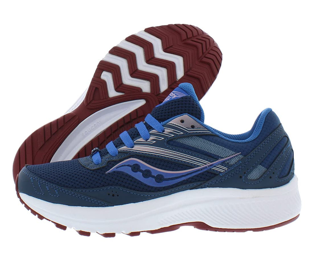 Saucony Women's Cohesion 15 Running Shoe, Navy, 8.5 M US