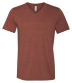 Unisex Triblend V-Neck T-Shirt - BLUE TRIBLEND - S(D0102H7W7HP)
