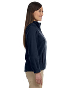 Ladies 8 oz Full-Zip Fleece - BLAcK - XS(D0102H76W68)