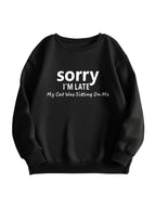 Kotty Women Full Sleeve Round Neck Pinted Sweatshirt