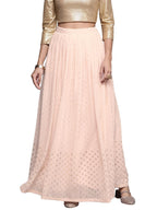 Libas Polyester Classic Skirts Pink