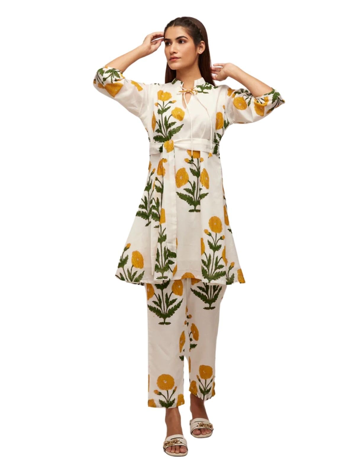 Leriya Fashion WomenS Printed Co-Ord Set