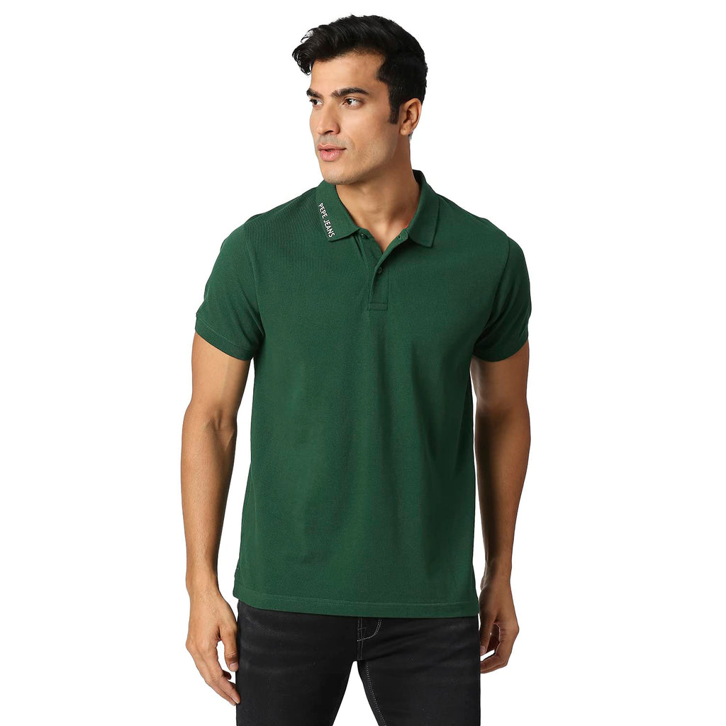 Pepe Jeans Nexa Solid Polo, Green, M