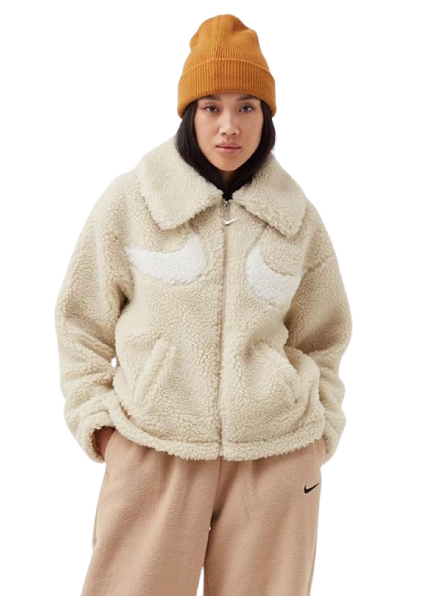 Nike Nsw Swsh Shrpa Gx Fz Jkt Women Casual Jackets
