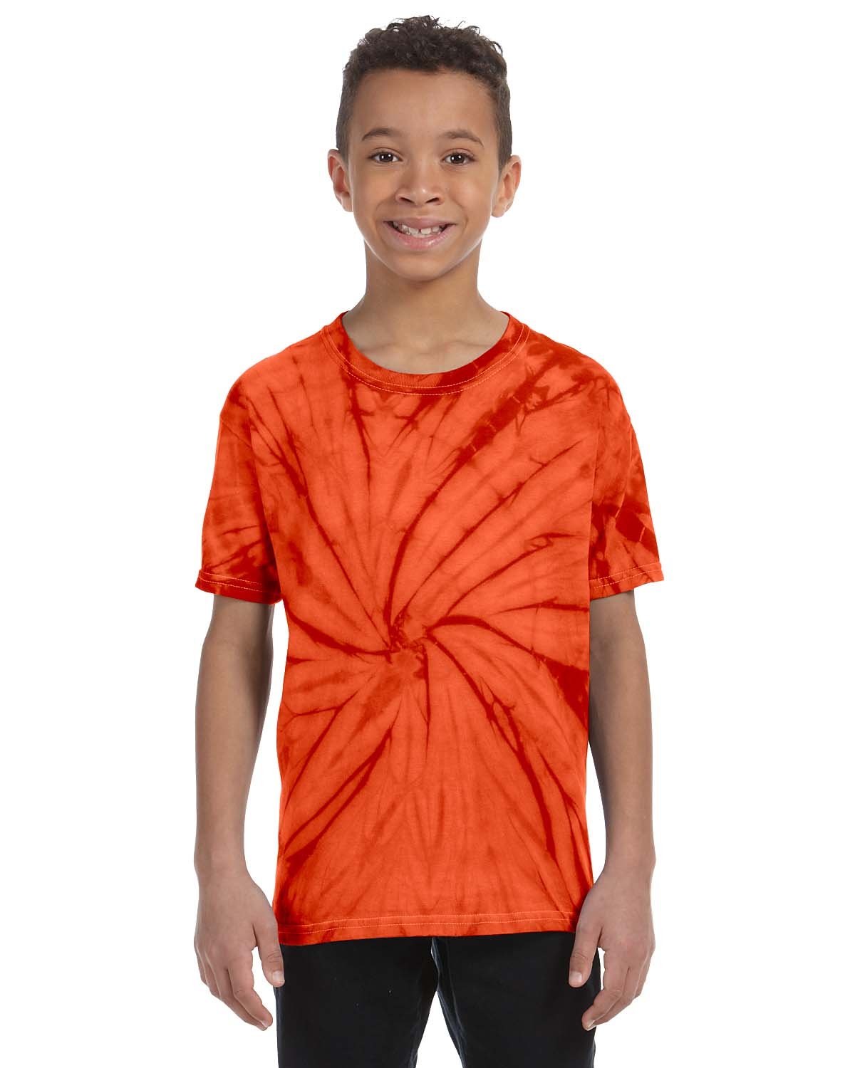 Youth 54 oz 100% cotton Spider T-Shirt - SPIDER ORANgE - XS(D0102H784EP)