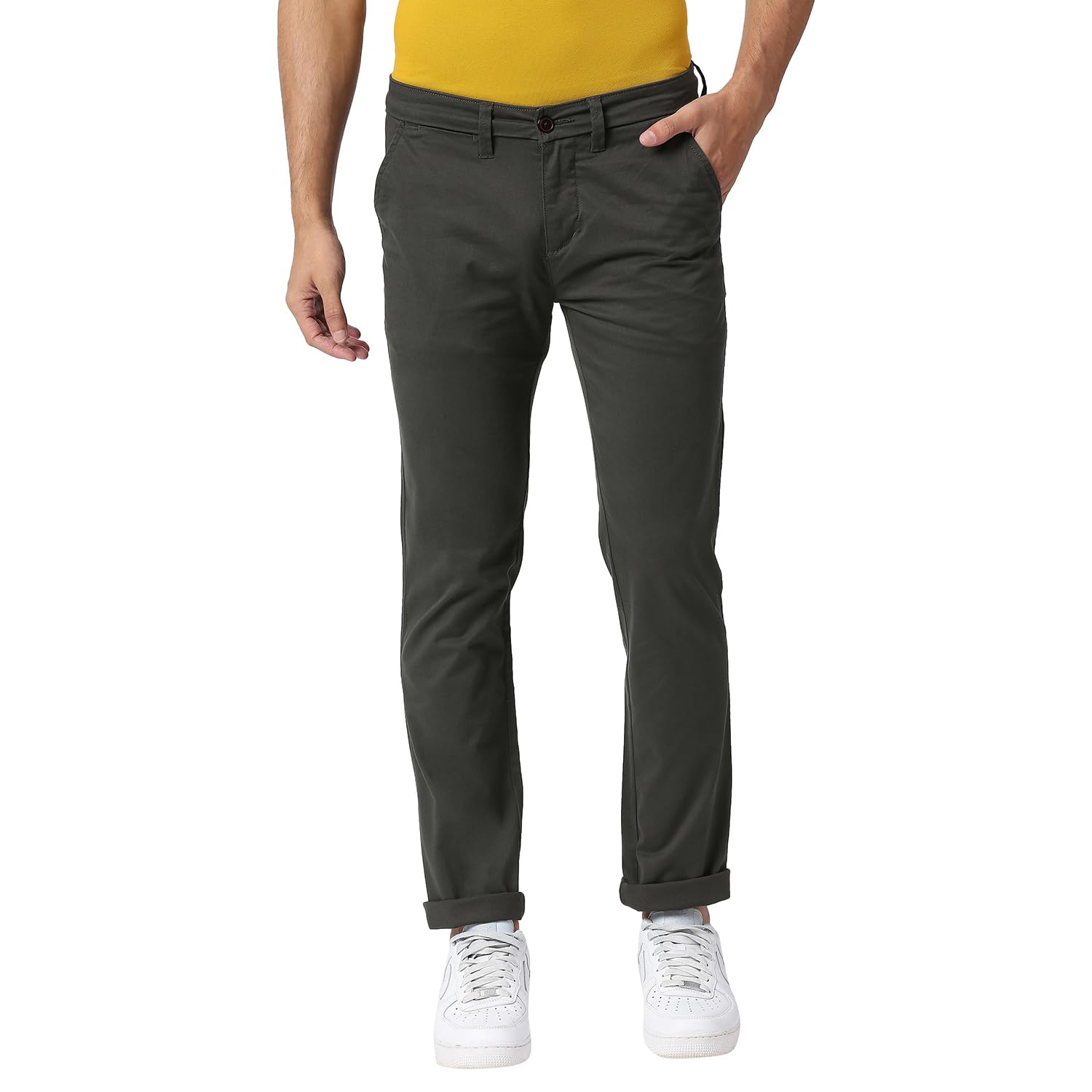 Pepe Jeans MenS Slim Pants (Pm211573_Dk Grey_38)