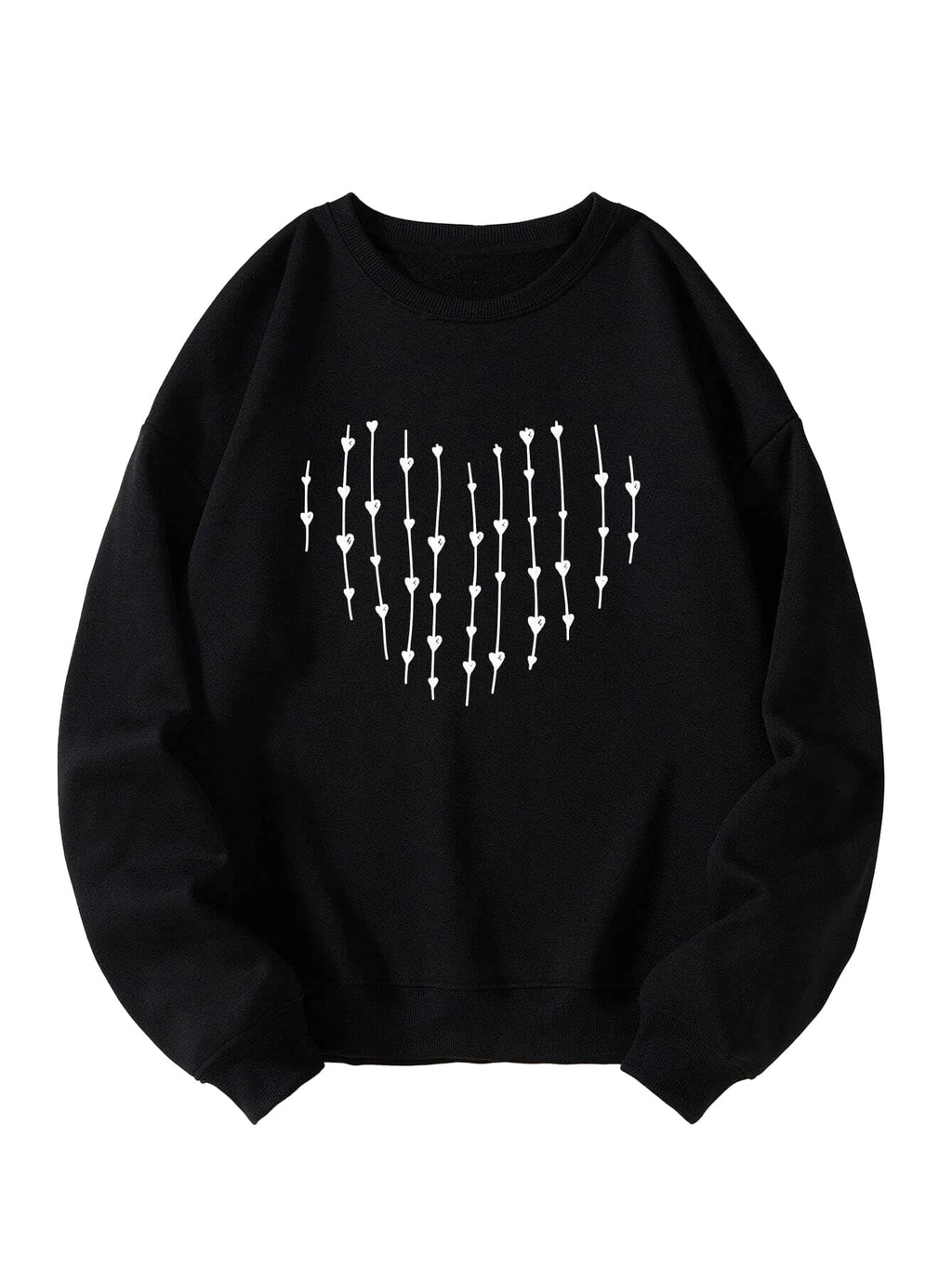 Kotty Women Full Sleeve Round Neck Pinted Sweatshirt
