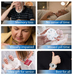 FIVE SENSES Atomic! Talking Watch - Sets Itself Senses Metal Easy-to-Read Talking Watch (Silver)