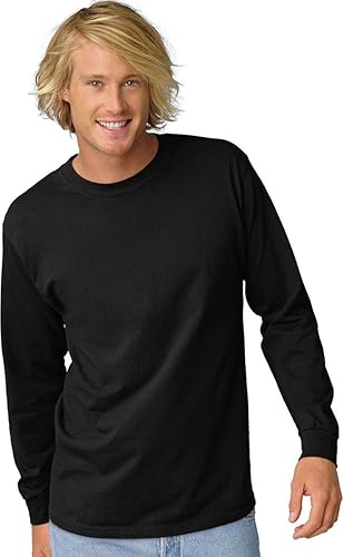 Unisex 61 oz Tagless Long-Sleeve T-Shirt - ASH - S(D0102H7NHSP)
