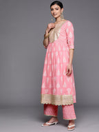 Libas WomenS Pure Cotton Kurta Sets (34251_Pink