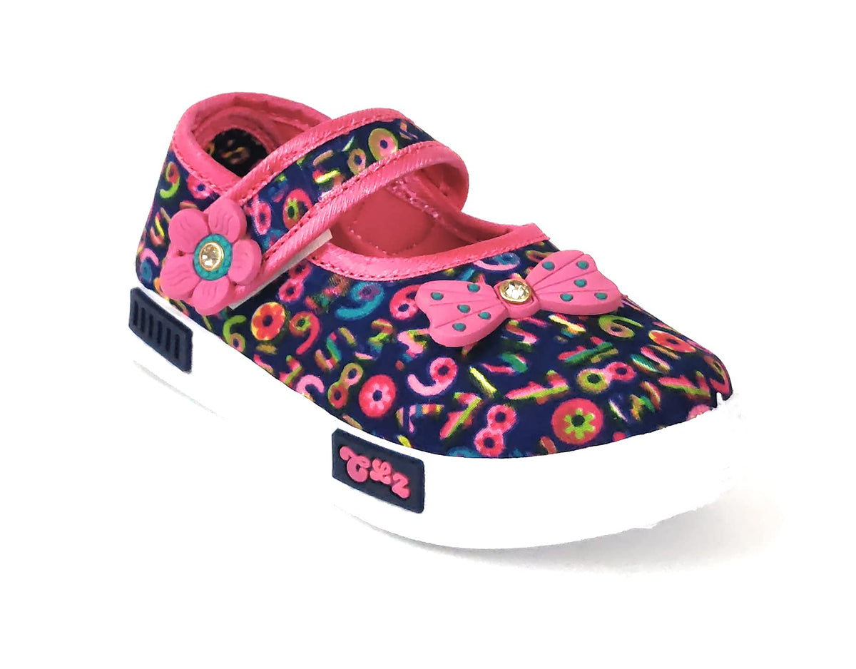 Clz Girls Fashionable Stylish Casual Comfortable Lightweight Ballerina Cute1 Magenta For 14 Years Girls (Magenta, 3_Years) 3-3.5