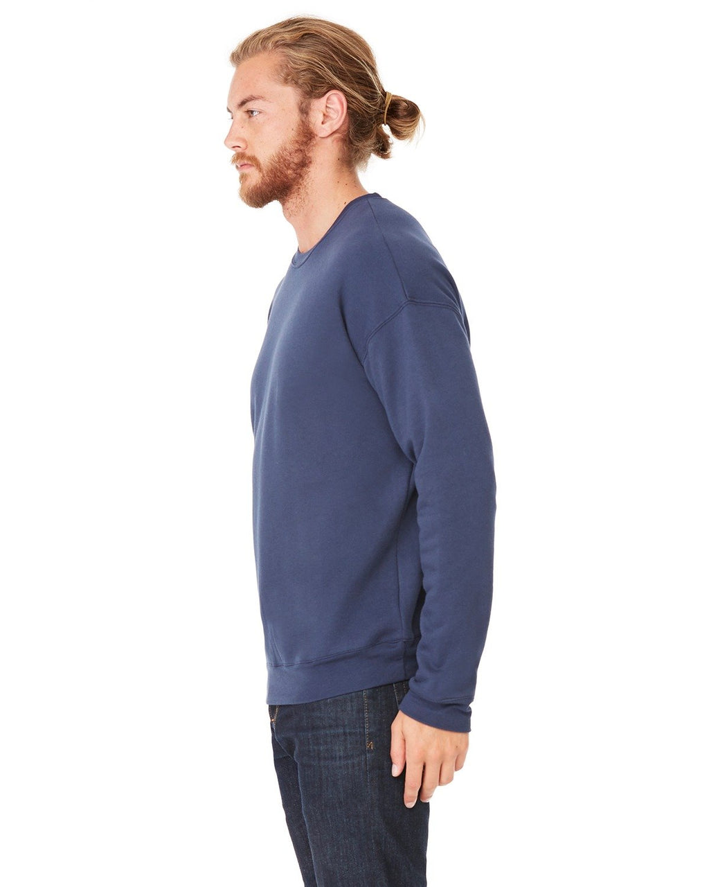 Unisex Drop Shoulder Fleece - WHITE - XS(D0102H7W9J6)