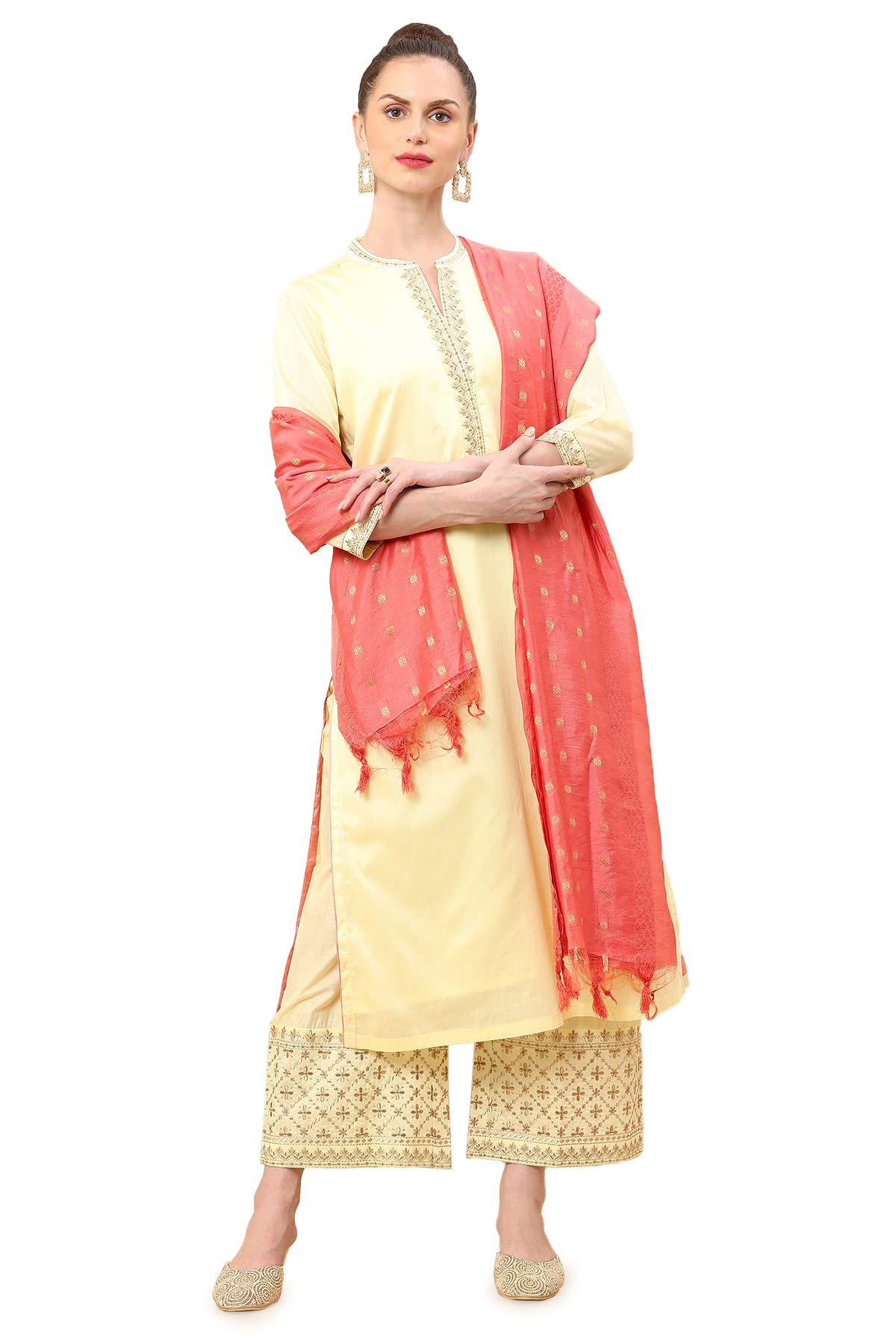 Soch Women Art Silk Solid Suit Set