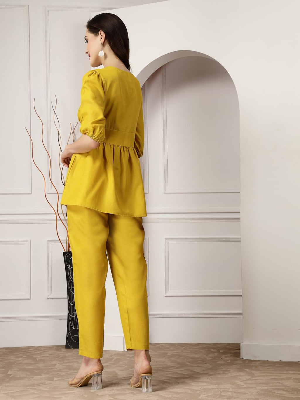 Stylum WomenS Embroidered Cotton Blend Co-Ord Set