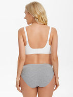 Angelhood 6 Pack Womens Cotton Maternity Underwear,Healthy Maternity Pregnancy Panties Postpartum Mother Under Bump Underwear X-