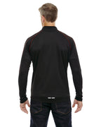 Mens Radar Quarter-Zip Performance Long-Sleeve Top - BLK TRU ROYAL - L(D0102H7K8P2)