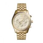 Michael Kors Lexington Gold-Tone Stainless Steel Watch MK8281