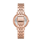 Fossil Women's Jacqueline Quartz Stainless Steel Three-Hand Watch, Color: Rose Gold Glitz (Model: ES3546)