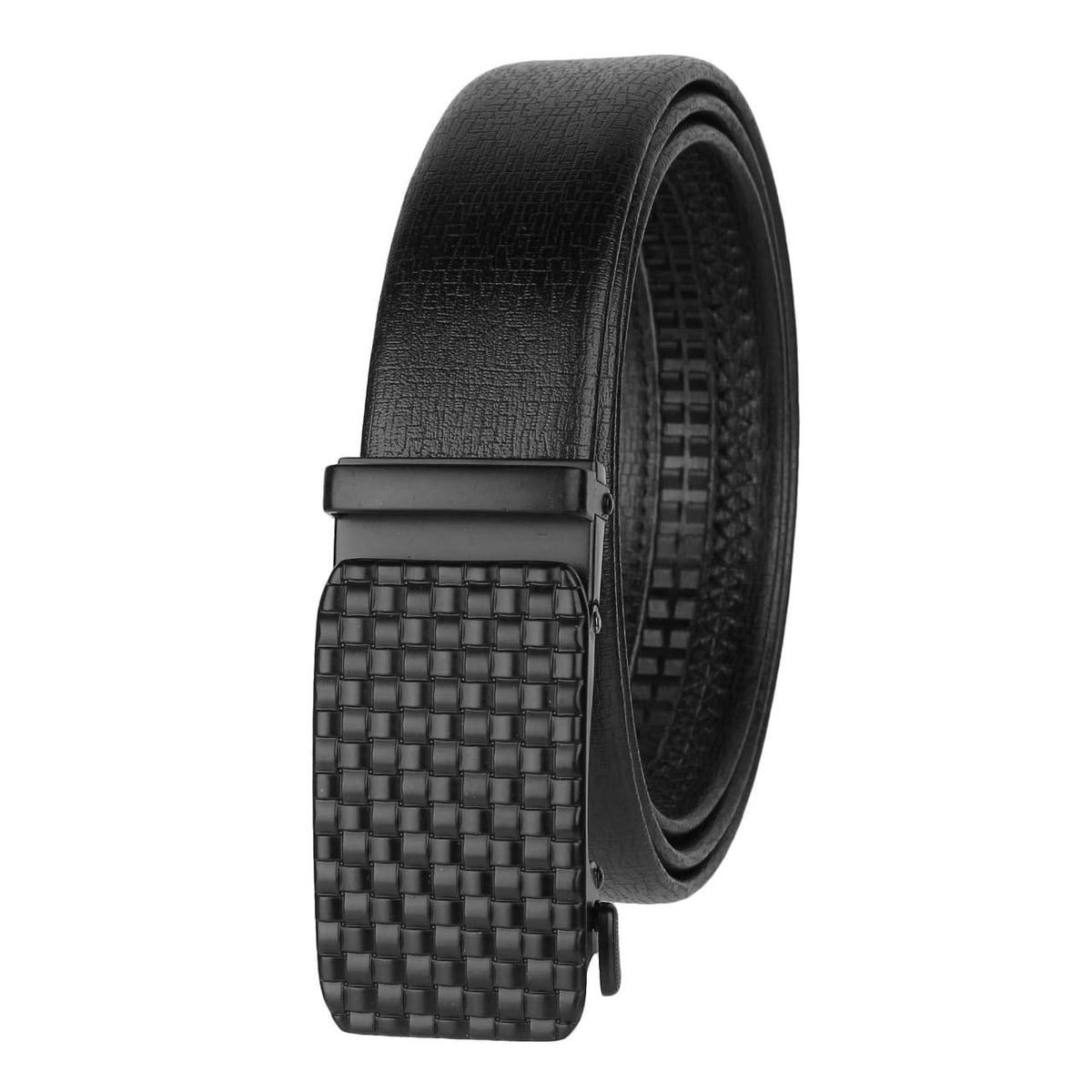 Zacharias MenS Faux Leather Belt With Autolock Buckle C02 (Black, 4Xl) (Pack Of 1) 4
