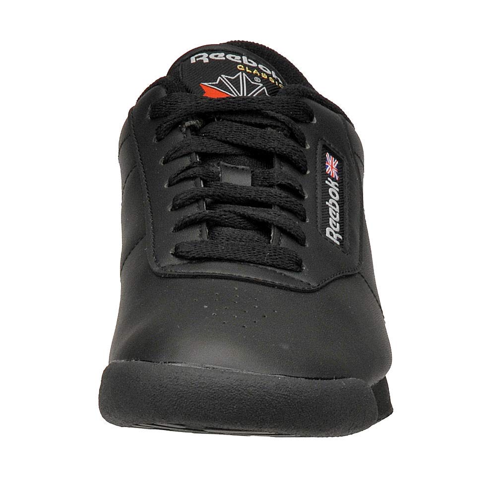 Reebok womens Princess Sneaker, Black, 8 US
