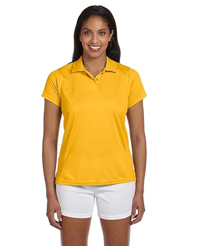 Ladies 4 oz Polytech Polo - WHITE - S(D0102H76ND8)