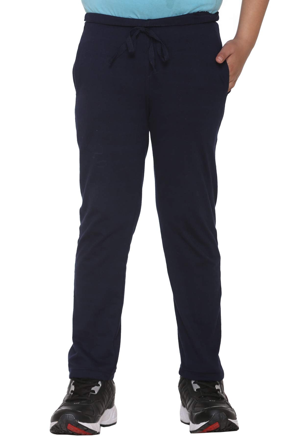 Vimal Jonney Boys Slim Fit Trackpants (K10Navy0132_Navy Blue_1415 Years) 14-15