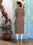 Pinkmint WomenS Crepe Kurti For WomenS Ethnic Printed Kurti For WomenS (Pack Of 5)