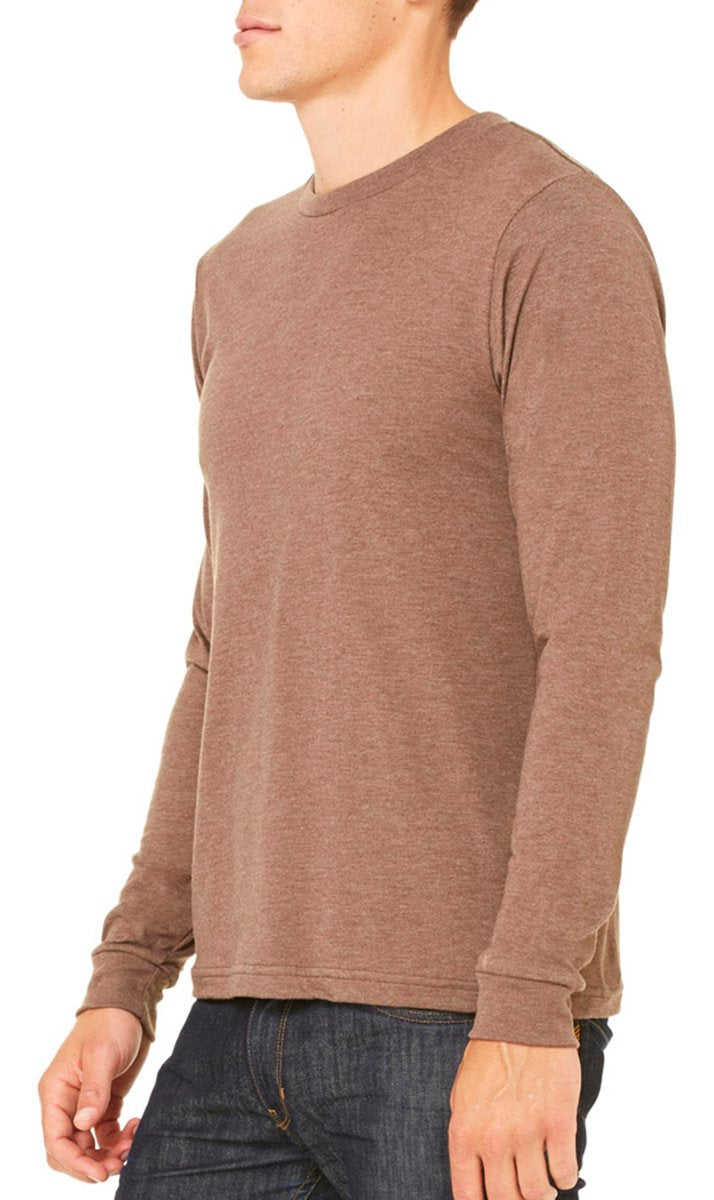 Unisex Jersey Long-Sleeve T-Shirt - RED - S(D0102H78NcJ)