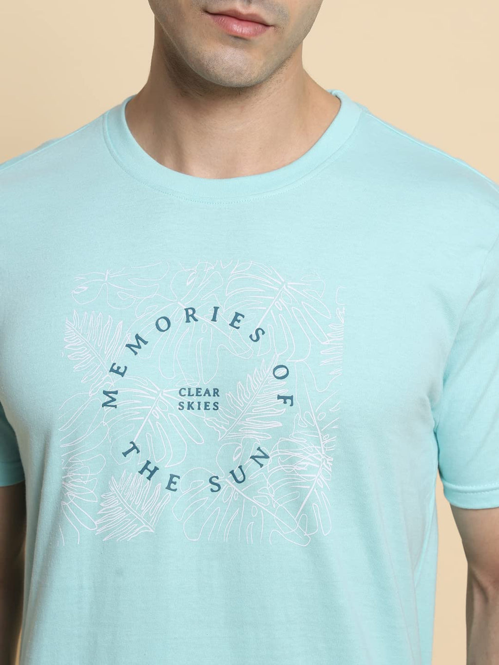 Dennis Lingo MenS Slim Fit Sea Green T-Shirt