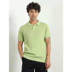 Nobero MenS Self Design Regular Fit Polo Shirt (1M-Twpo-R0017_Taraggon