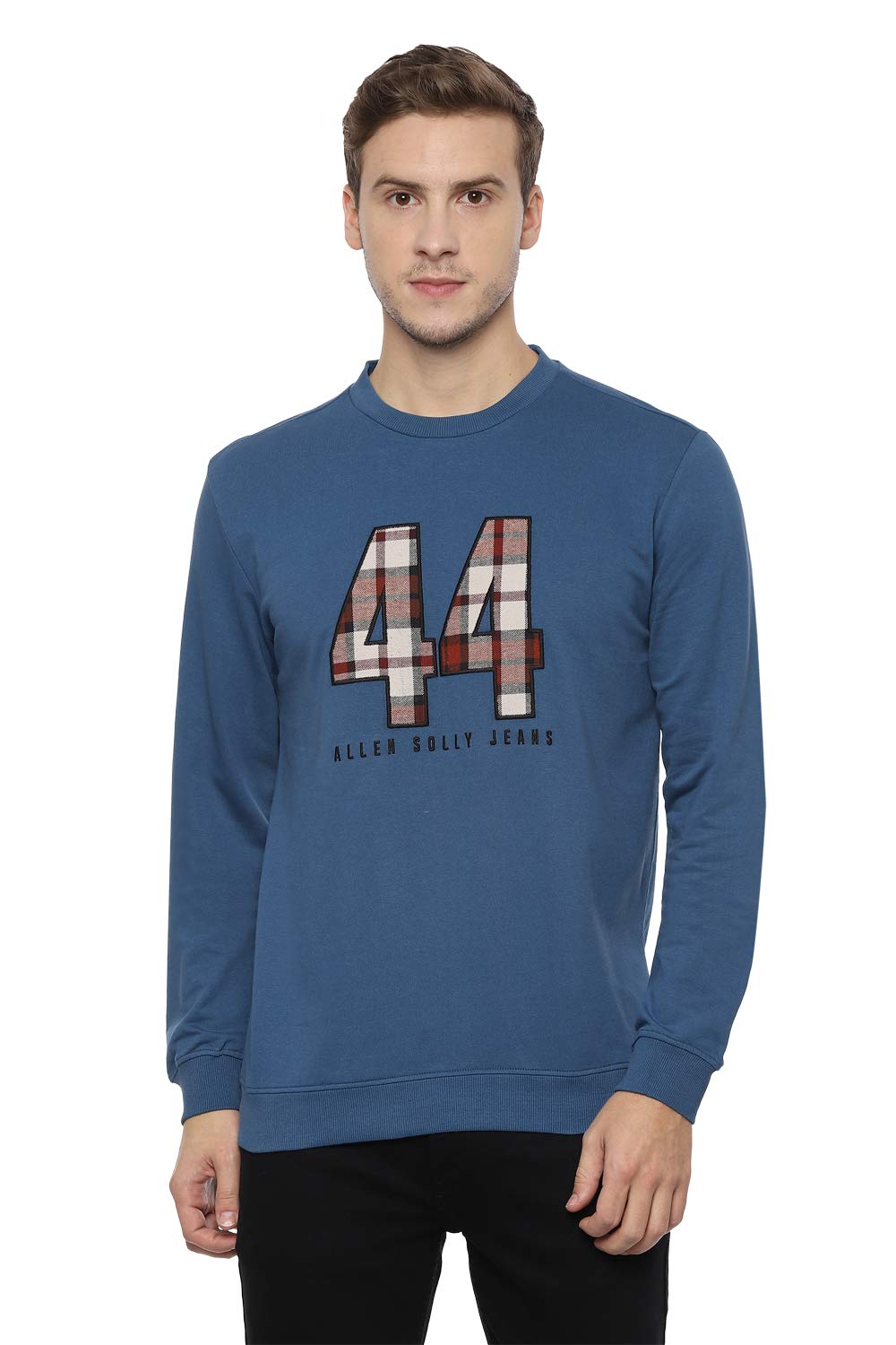 Allen Solly Men Cotton Hooded Crew Neck T-Shirt
