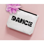 BiuNiuring Dance Teacher Appreciation Gifts, Dancer Cosmetic Bag Gifts, Dance Gifts for Women, Dance Moms Gift, Zipper Makeup Ba