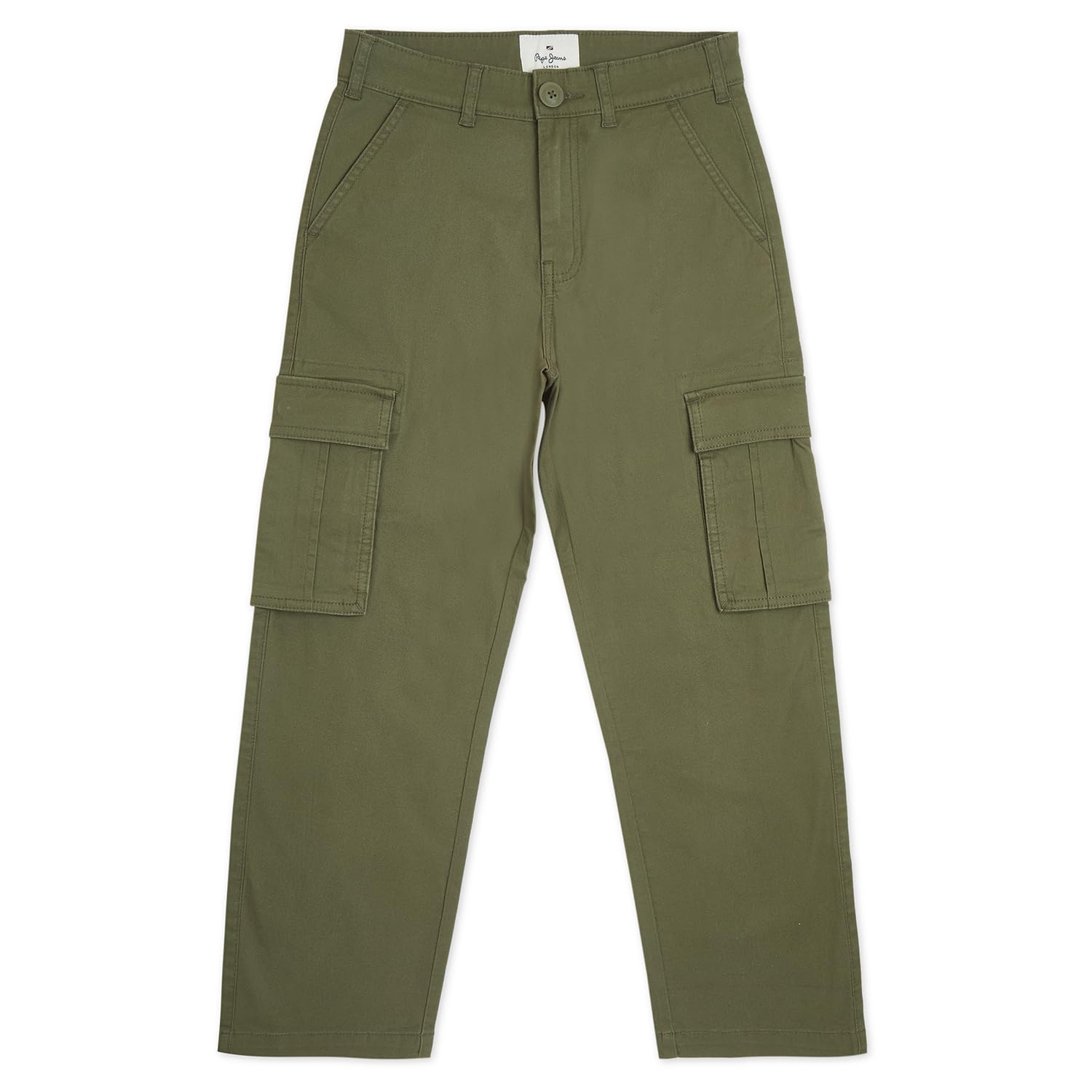 Boys Olive Lightweight Cargo