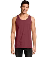 Unisex garment-Dyed Tank - BLAcK - S(D0102H7DEZ8)