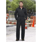 Dickies Men's Premium Insulated Duck Coverall, Black, Large - Regular