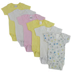 Bambini Pastel Girls Short Sleeve 6 Pack
