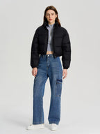 KOTTY Women Full Sleeve Solid Puffer Jacket