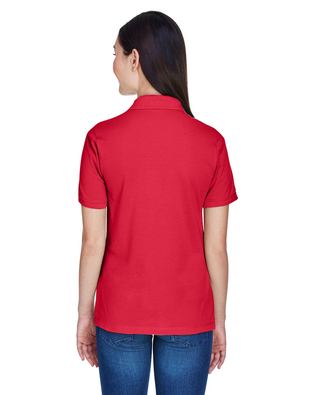 Ladies 56 oz Easy BlendPolo - WHITE - XS(D0102H763A2)