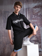 Hubberholme Men Oversized Straight Fit Printed Co-Ord_8