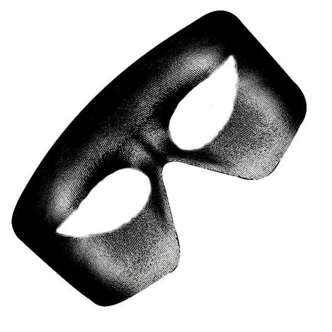 blinkee Masquerade Black Non-Light Up Metallic Mask Mardi Gras