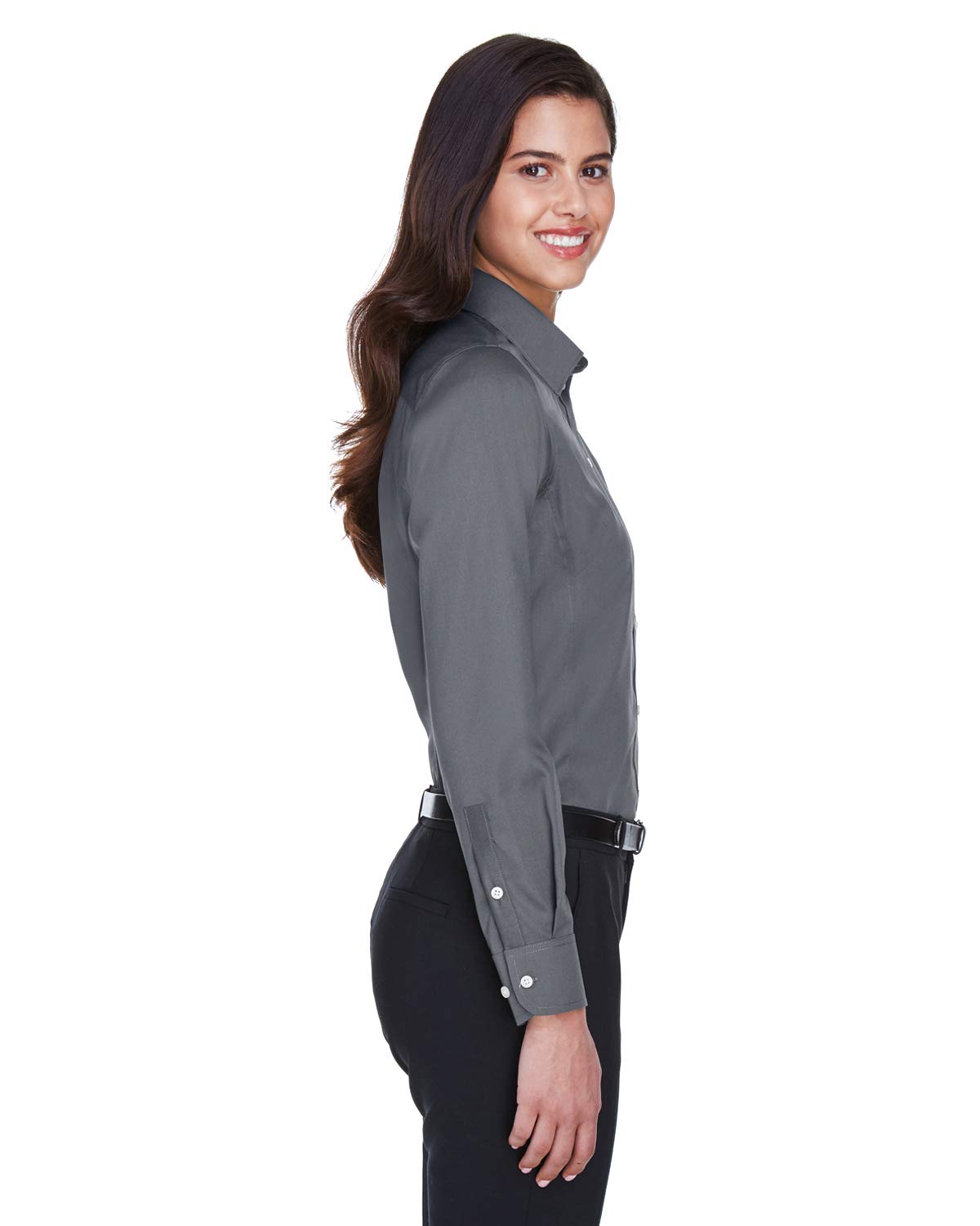 Ladies crown Woven collectionSolid Stretch Twill - BLAcK - XS(D0102H76T7T)