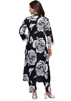 Rytras WomenS Pure Cotton Printed Straight Kurta Set With Palazzo Pants - Ethnic Wear