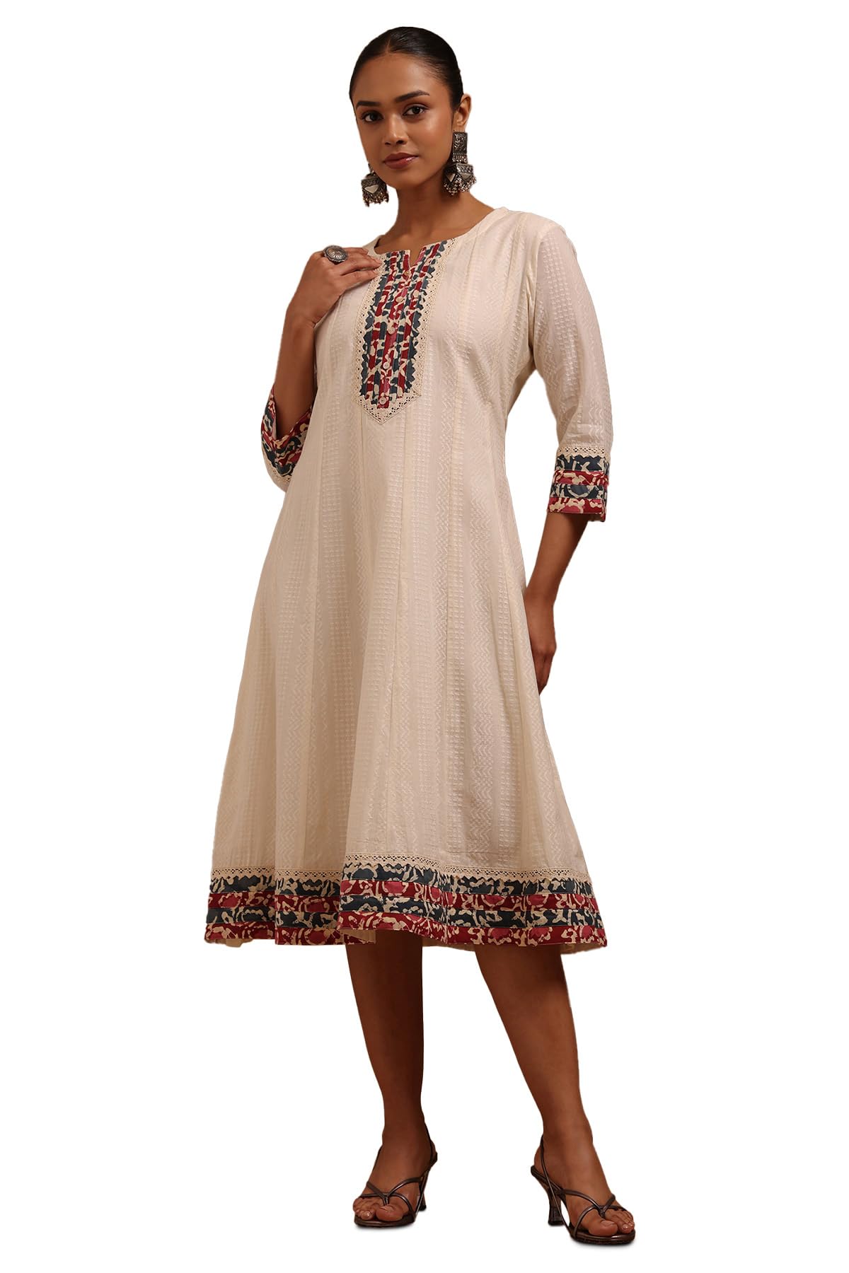 Soch Women Cotton Woven Designs Dress
