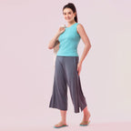 Enamor Womens Relaxed Pants (E064_Dark Slate