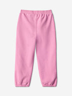 The Souled Store Solid Joggers: Rosy Pink Girls Drawstringed Regular Fit Cotton Joggers (2-8 Yrs)