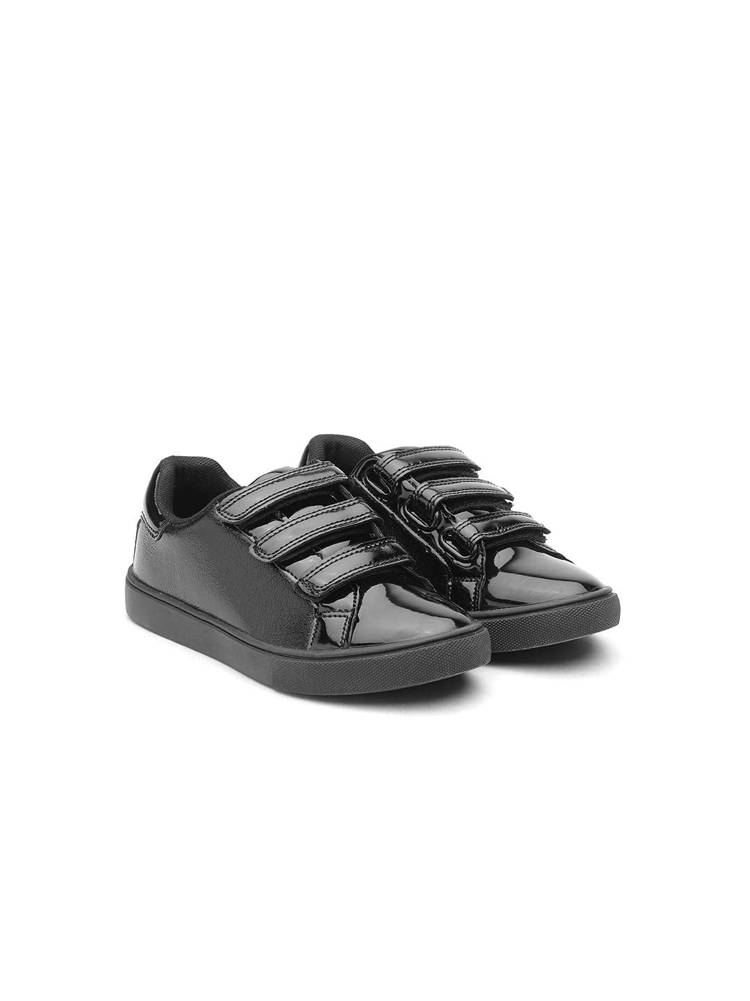 Carlton London Girls Black Sneakers  12.5 Kids UK (33 EU) (CLKG 0007_Black_32) 12.5
